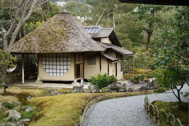 Yuho-an a teahouse at Kodai-ji Temple in Japan