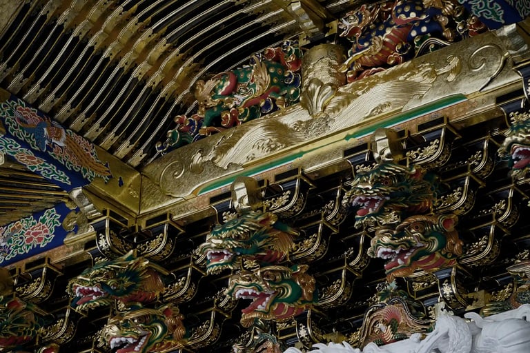 Yomeimon Gate of Nikko Toshogu Shrine in Nikko City, Tochigi Prefecture