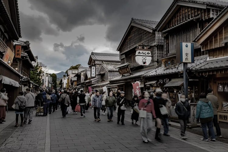 Okage Yokocho in Ise City, Mie Prefecture