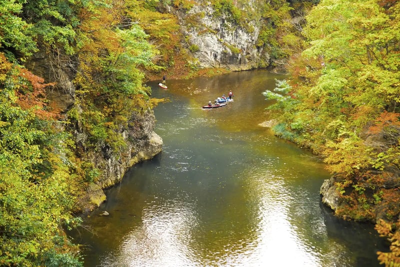 Jozankei in late autumn
