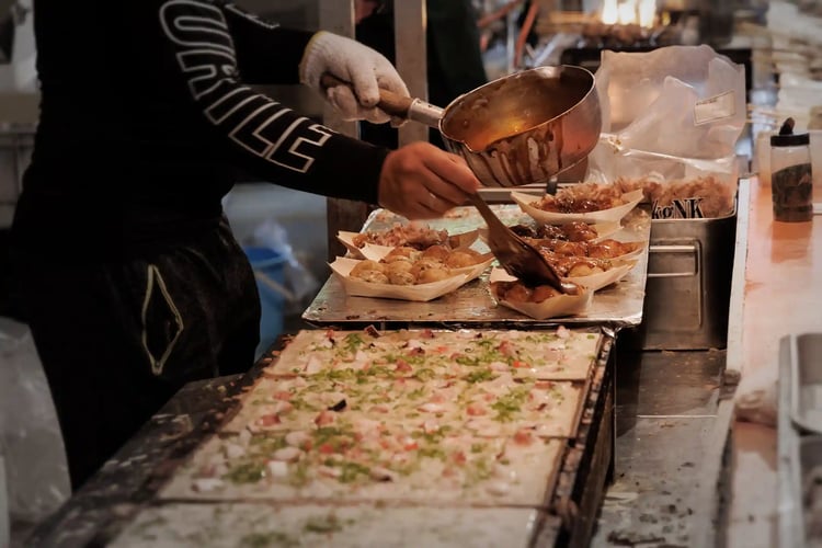 Takoyaki stand