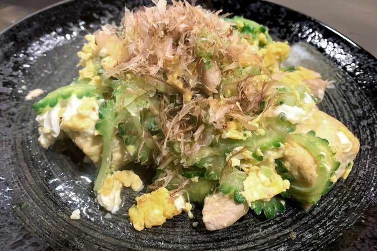 Okinawan Bitter Melon Stir-Fry