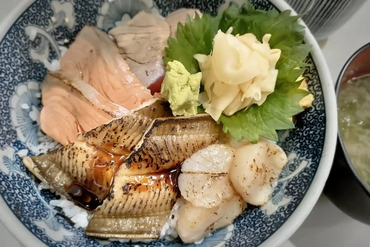Steamed Seafood Dish