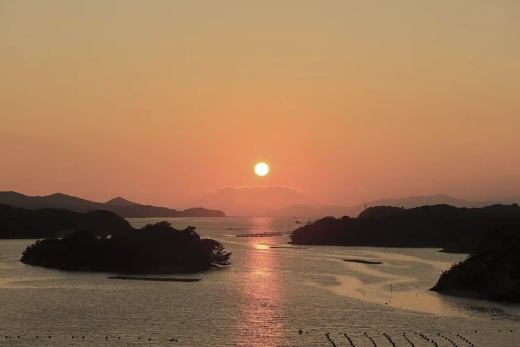 Sunset at Tomoyama Park, Ago Bay, Ise-Shima