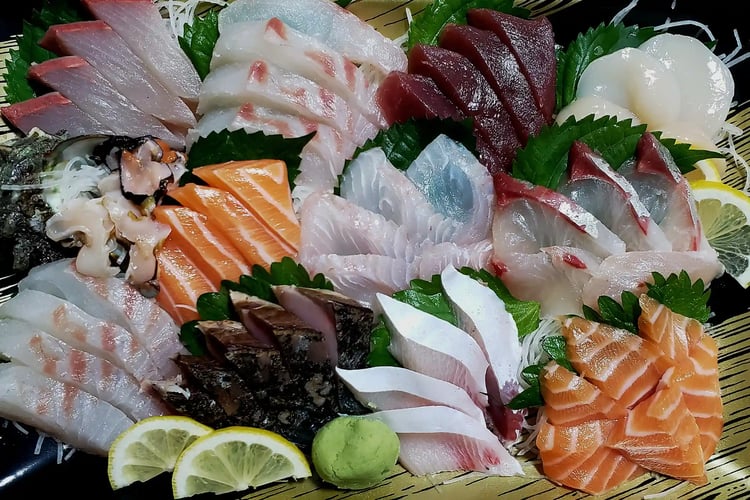 Okinawan-style sashimi