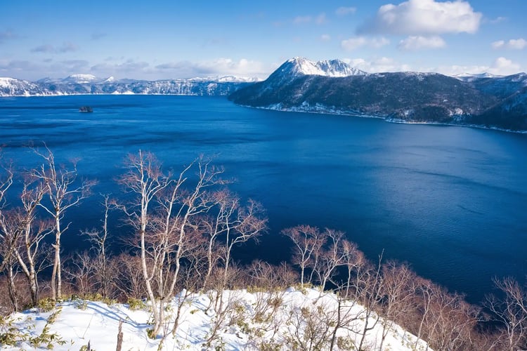 Winter at Lake Mashu