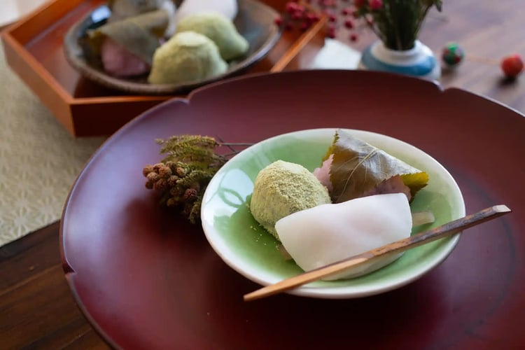 Spring Japanese sweets