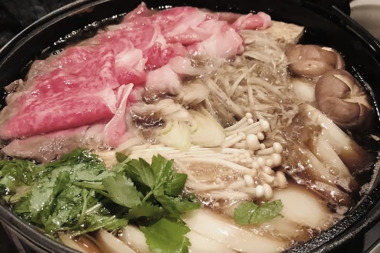 Sukiyaki Japanese Beef Hot Pot