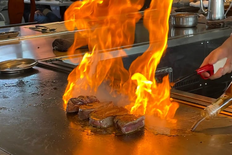 he moment of flambé