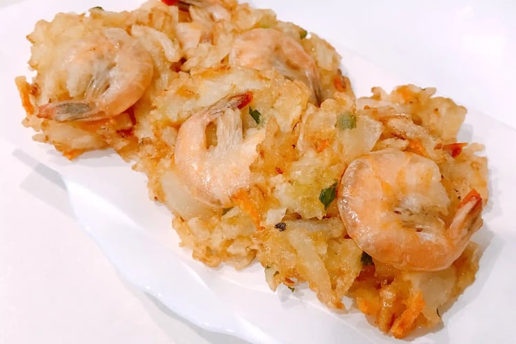 Chopped Shrimp Tempura Fritter