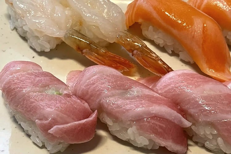Succulent Otoro (Premium Fatty Tuna) Sushi