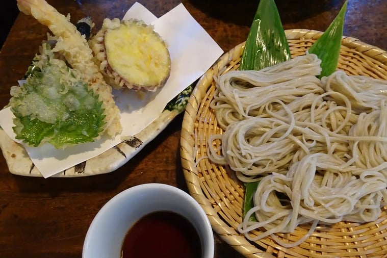 Togakushi Soba with Tempura