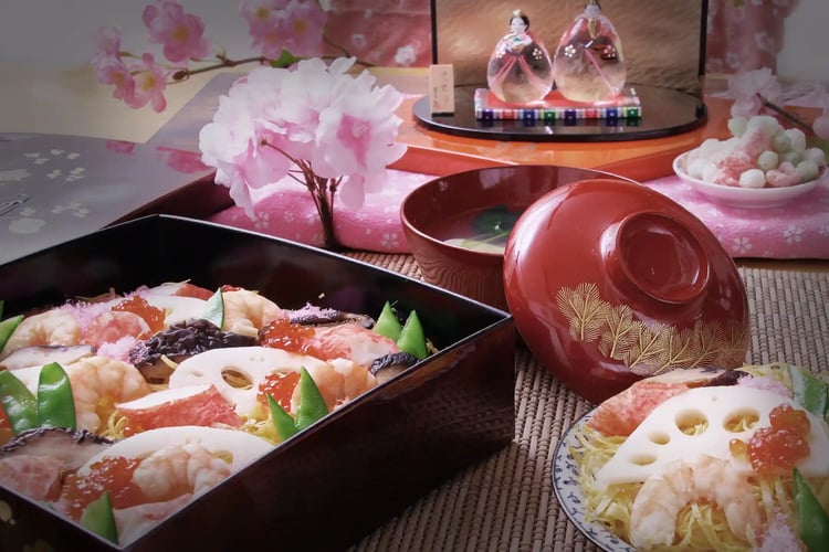 Hinamatsuri Chirashi Sushi