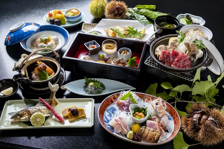 Kaiseki A sophisticated multi-course Japanese haute cuisine