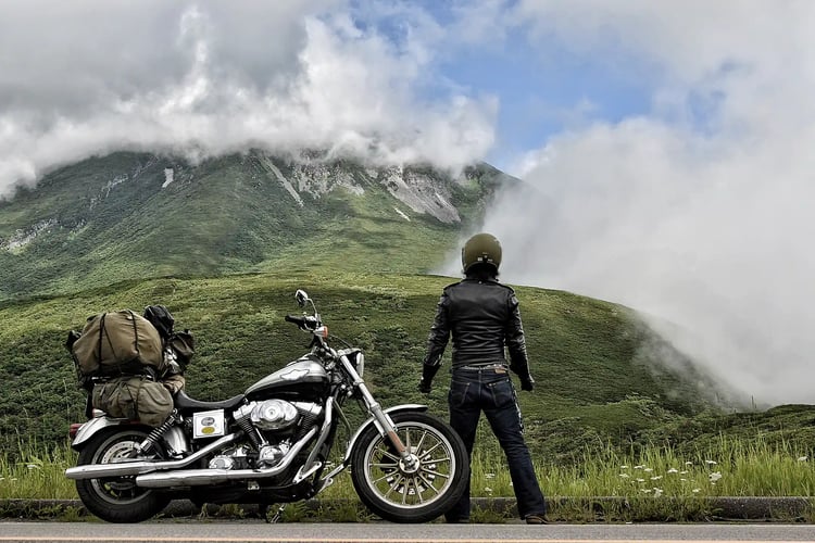 Riding through the majestic mist of Shiretoko Pass, Hokkaido