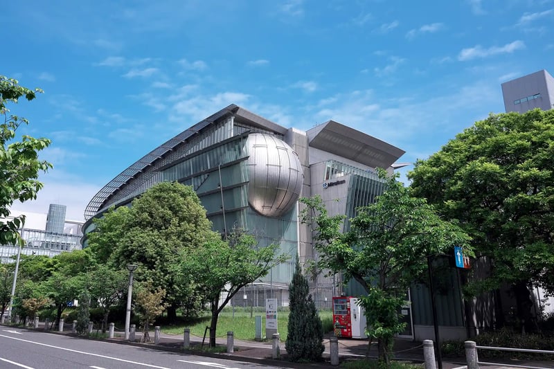 Exterior of Miraikan (The National Museum of Emerging Science and Innovation)
