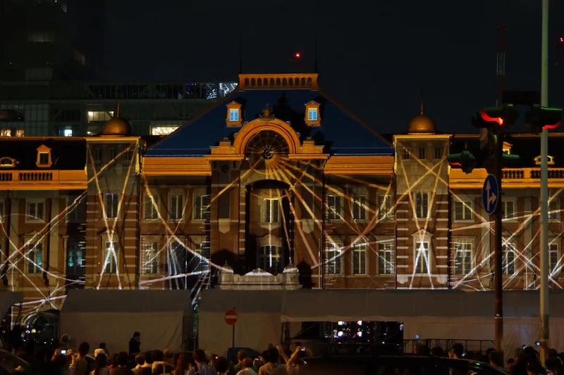 Tokyo Station Projection Mapping September 22, 2012