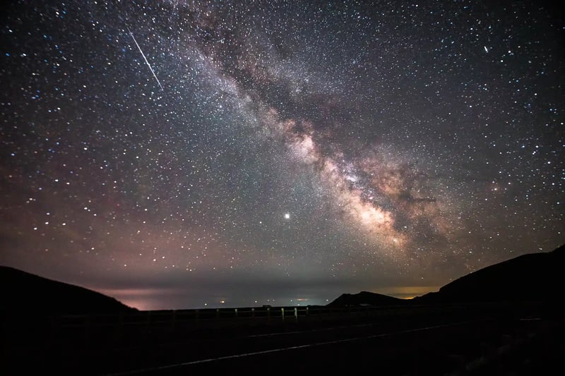 Starlit Sky at Shiretoko Pass, Hokkaido