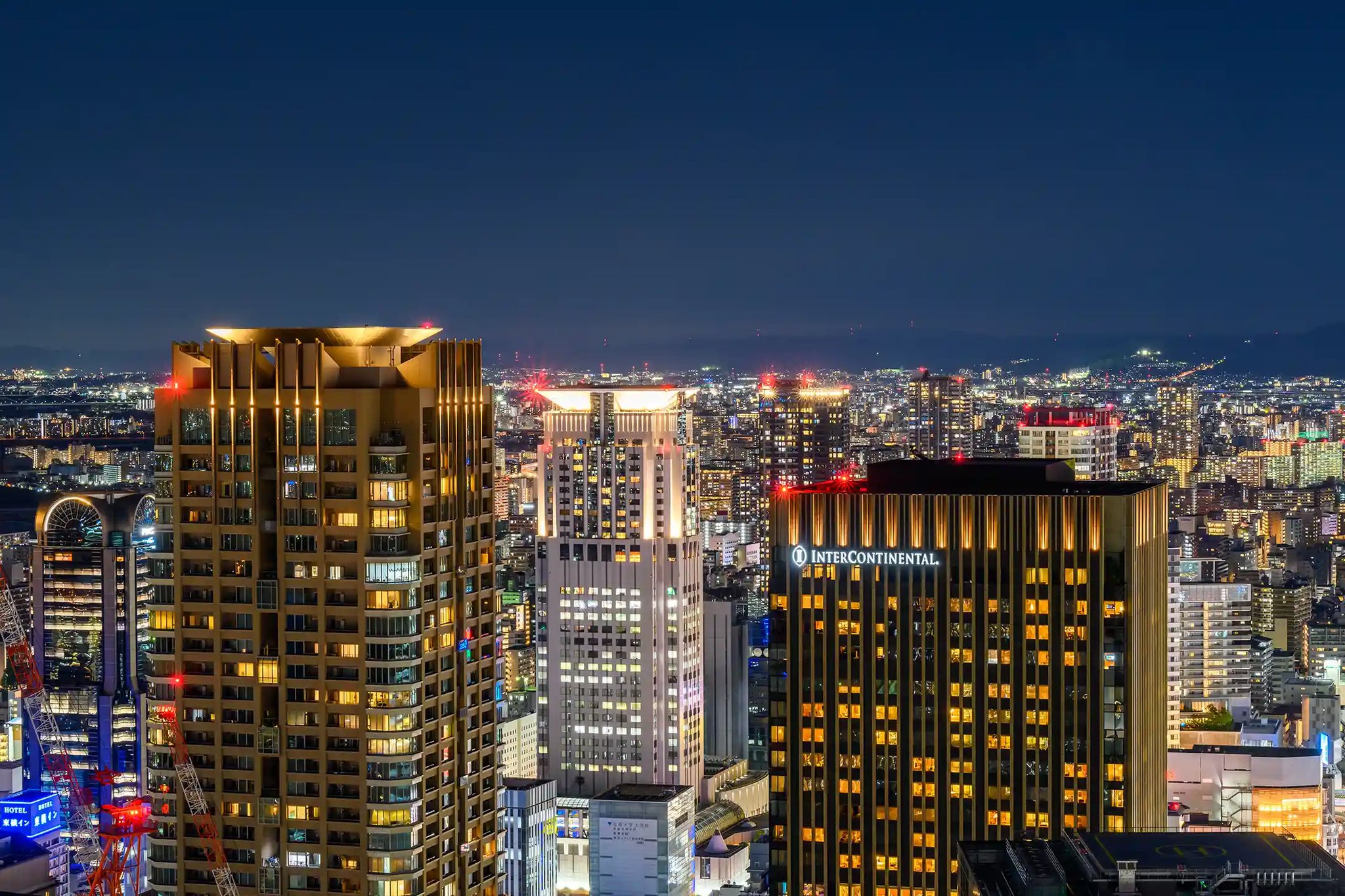 Osaka Nightscape The Skyscrapers and Cityscape of Umeda