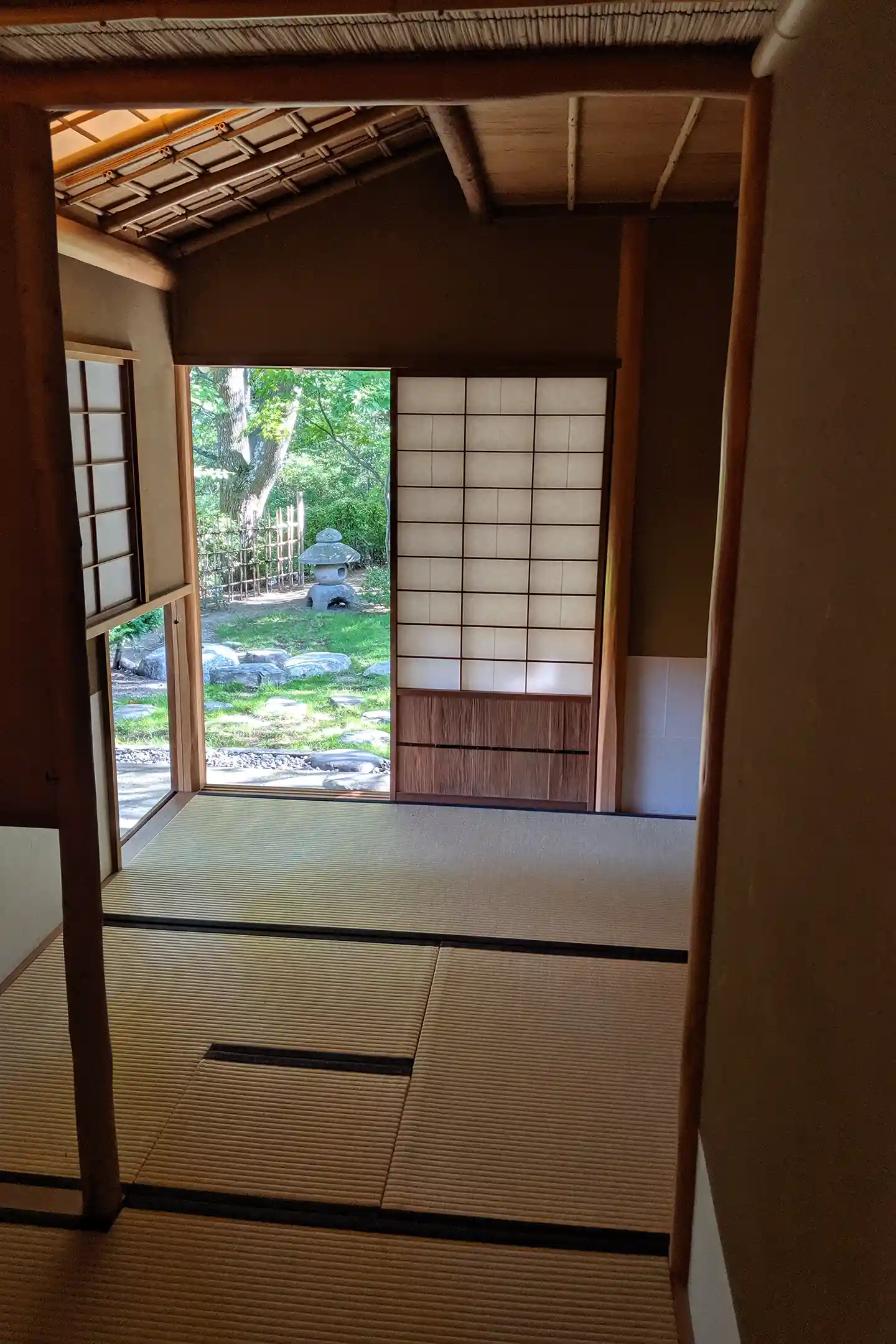 The Small, Square Entrance (Nijiriguchi) Used for Entering a Traditional Tea Room